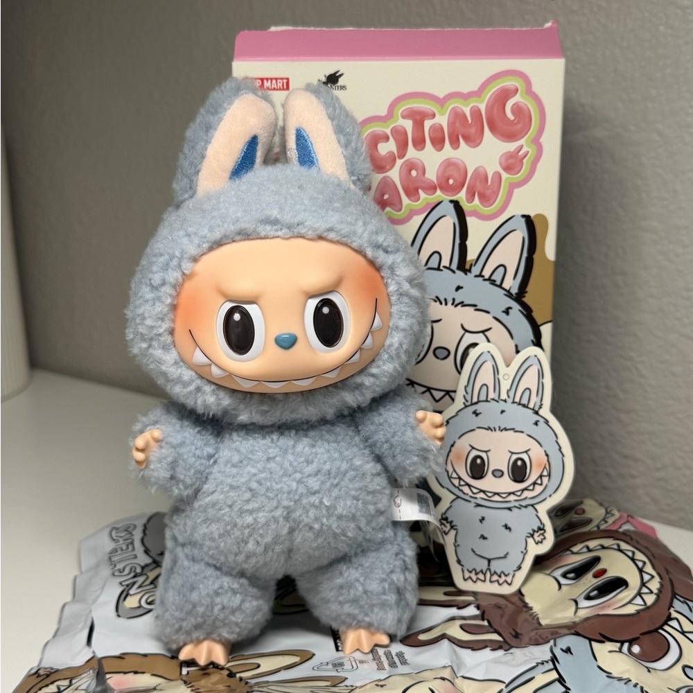 Pop Mart Plush Pendant Exciting Macaron Sea Salt Coconut